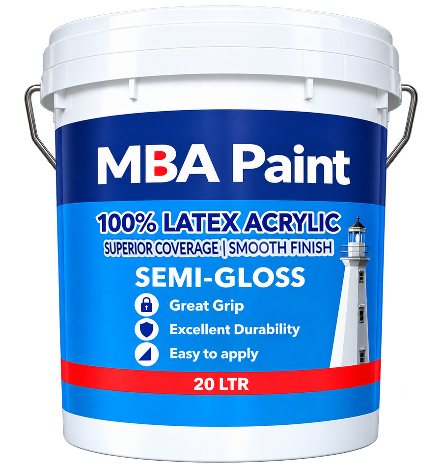 MBA Paint 100% Latex Acrylic — Semi-Gloss